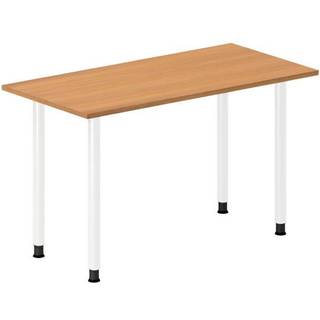 Skrivebord DNA, Bøg 1200x600 mm I-ben/Hvid