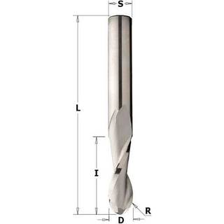 Notfræser CMT; S=8 mm; D=8 mm; R=4 mm
