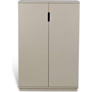Mavis Aoko Cabinet White Covered Doors Skab - Skabe & Vitrineskabe Mdf Beige - 1E74BT