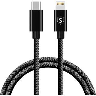 SiGN USB-C til Lightning-kabel 20W, 1m - Sort