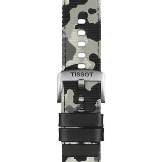 Tissot T852.046.771 Uhrenarmband 22 mm Textil Camouflage