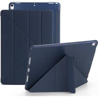 iPad Air (2019) / iPad Pro 10.5" Cover - Fleksibelt Origami Cover - Mørkeblå
