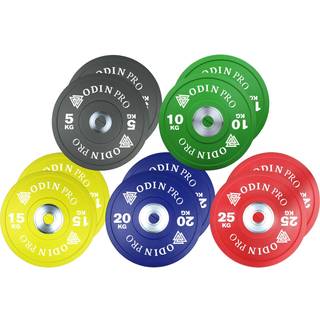 Odin PRO CPU Bumper Plates Vægtskivepakke (150kg)