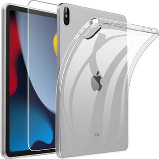 iPad 11" (2025) / iPad 10.9" (2024/2022) Fleksibelt TPU Plast Bagside Cover m. Skærmbeskyttelse - Gennemsigtig