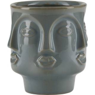 Urtepotteskjuler med ansigt large - Bahne