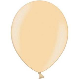 10 stk. Latexballoner fersken perle metallic 10" - luksus til festdekoration helium