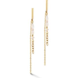 Coeur de Lion 6005/21-1416 Damen-Ohrringe Weiß-Gold