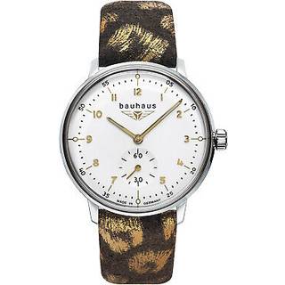 Bauhaus 2037-1 Damenuhr Kleine Sekunde Grau/Goldfarben