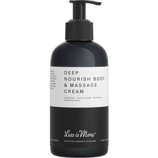 Less Is More Organic Deep Nourish Body & Massage Cream Lavender 250 ml