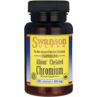 Albion Kelateret Chrom, 200 mcg - 180 kapsler