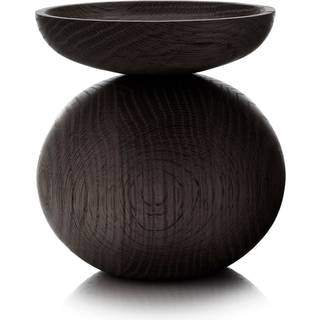 Applicata Shape Bowl vase - sort egetræ