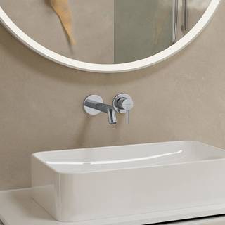 hansgrohe Tecturis S håndvaskarmatur til indbygning, 165 mm tud i krom