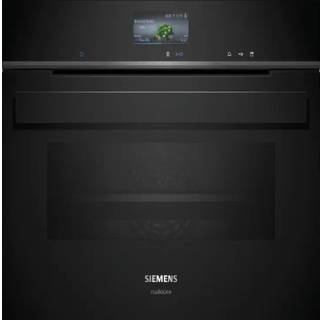 Kompakt dampovn 47l m/disp sort - Siemens iQ700 - CS936GCB1