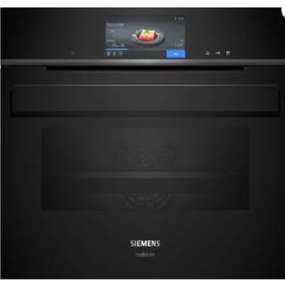 Kompakt dampovn 47l m/disp. sort - Siemens iQ700 - CS958GCB1