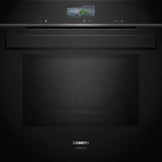 Indbygningsovn med mikro 67l m/disp sort - Siemens iQ700 - HM976GMB1
