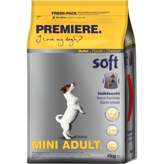 PREMIERE Adult Soft Mini kylling 4 kg