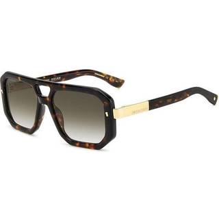 Dsquared2 D2 0105/S 086/9K 56 Solbriller Mænd Tortoiseshell - Dark Tortoise - 56mm