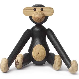 Kay Bojesen Mini Abe mørkbejdset egetræ 9,5 cm