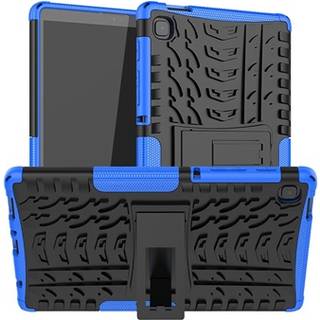 Samsung Galaxy Tab A7 Lite Anti-Slip Hybrid Cover med Stativ - Blå / Sort