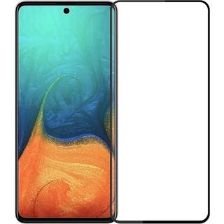 Mofi Full Size Samsung Galaxy A71 Skærmbeskyttelse Hærdet Glas - Sort