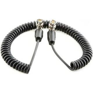 HD-SDI spiralkabel 50 cm BNC hane - BNC hane