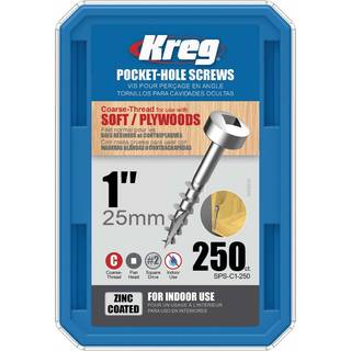 Kreg SPS-C1-250 Skrue 25 mm 250-pak