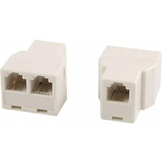 RJ11 Splitter 1-2 netværksstik