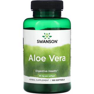 Aloe Vera, 25 mg - 100 bløde kapsler