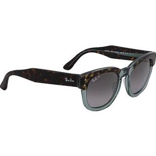 Ray - Ban Unisex RB0298S MEGA HAWKEYE 1376M3 Solbriller Acetat Brun Grå Firkantet Polariseret Skygge