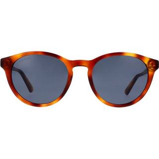 Gucci Mand GG1119S 002 Solbriller Acetat Havana Blå Rund