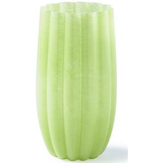 POLSPOTTEN Vases - 'Melon' vase, large, green in Olive green Glass