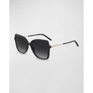 Carolina Herrera HER 0179/S 2M2/9O 55 Solbriller Kvinder Black - Black Gold - 55mm