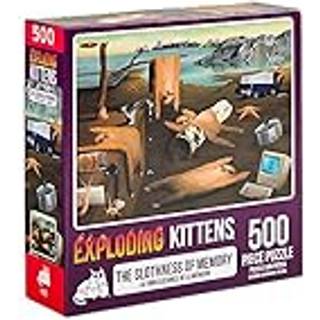 Eksploderende killinger 500 stykker puslespil - Slothness of Memory Jigsaw Puzzles for voksne Sloth Puzzle Art Puzzle