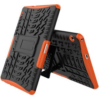 Huawei MediaPad T3 10 Håndværker Cover - Slim 2-in-1 Cover - Sort / Orange
