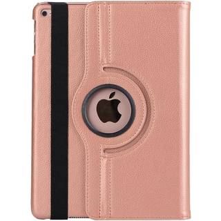 iPad (2018) / iPad (2017) Læder Etui m. 360 Graders Ståfunktion Rose Gold