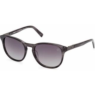 Timberland Mand TB9319 20D Solbriller Acetat Grå Røg Rund Polariseret