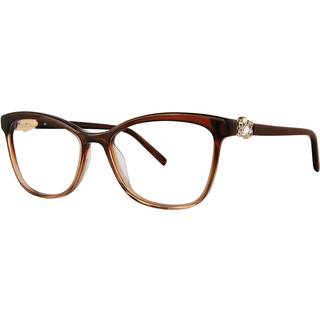 Vera Wang Shanice Cognac 53 Briller Kvinder Brun - Transparent Faded Cognac Burgundy - 53mm