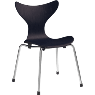 Fritz Hansen Lilje Børnestol Krom/890 Midnight Blue
