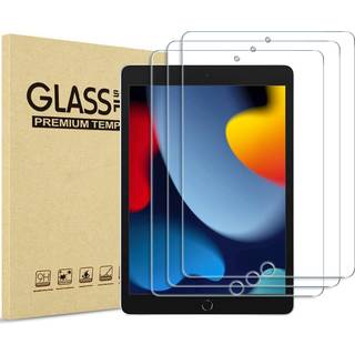 ProCase 3 Pack Screen Protector til iPad 10.2 9. 2021/ 8. 2020/ 7. 2019 H?rmet glasfilm til A2602/ A2603/ A2270/ A2428/ A2197/ A2198/ A2201 -clea
