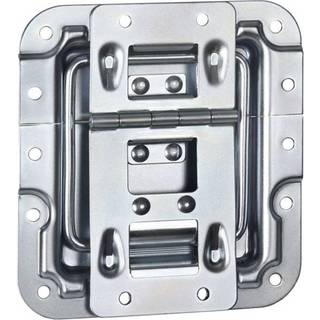 Adam Hall Lid Stay cranked with Hinge Click-Stop Function and Rivet Protection - 270755