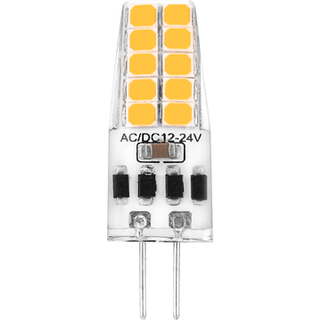 LEDlife SILI2.5 G4 LED pære - 2,5W, dæmpbar, 12V/24V AC/DC, G4 - Dæmpbar : Dæmpbar, Kulør : Varm