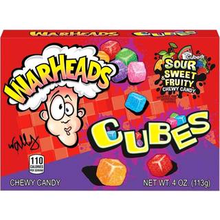 Warheads 2 x Slik Chewy Cubes