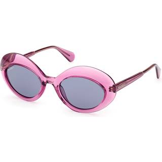 Max & Co. MO0080 72V 52 Solbriller Kvinder Lyserød - Transparent Shiny Pink - 52mm