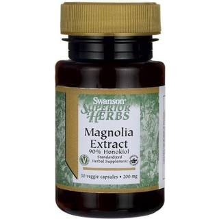 Magnoliaekstrakt, 200 mg - 30 vegetabilske kapsler