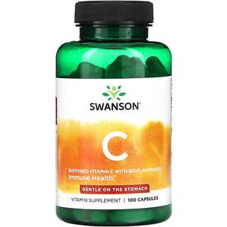 Bufferet C-vitamin med bioflavonoider - 100 kapsler