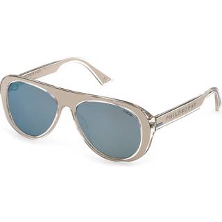 Lozza Kvinde SL4255V PHILOSOPHY PIPER 880X Solbriller Acetat Palladium Blå Pilot Normal
