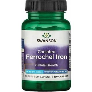 Albion Ferrochel Jern, 18 mg - 180 kapsler