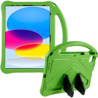 iPad 11" (2025) / iPad 10.9" (2024/2022) EVA Skum Bagside Cover m. Kickstand - Grøn
