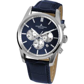 Jacques Lemans Sport 42-6.1B - Herre - 42 mm - Analog - Quartz - Mineralglas