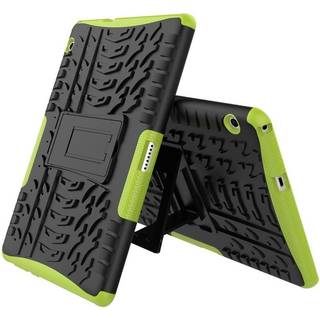 Huawei MediaPad T3 10 Håndværker Cover - Slim 2-in-1 Cover - Sort / Grøn